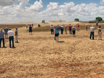 Produtores Americanos visitando propriedades agrícolas em Sapezal - oeste do MT - 16:9