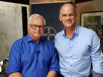 João Batista Olivi e Gerhard Bohne - Presidente da Divisão de Crop Science Brasil - Bayer