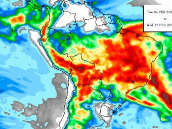 Precipitação 10 dias 27/01