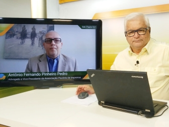 Antônio Fernando Pinheiro Pedro - Advogado e Vice-Presidente da Associação Paulista  de Imprensa e João Batista Olivi - 16:9