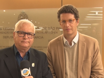 João Batista Olivi e Ricardo Salles - Ministro do Meio Ambiente - 05/08/2019