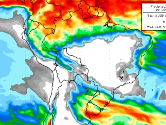 Precipitação 10 dias 08/06/2020