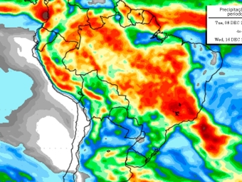 Precipitação 10 dias 30/11
