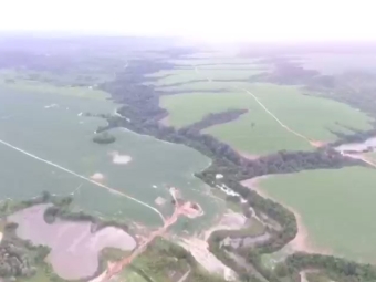 Propriedade de Paulo Mota - Produtor Rural em Dom Elizeu - PA - 16:9 - Vista aérea