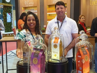 José da Silva e Luciene da Silva - Cafeicultores de Pedralva-MG - Semana internacional do café - 2019