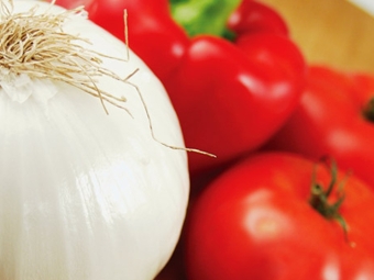 tomate e cebola