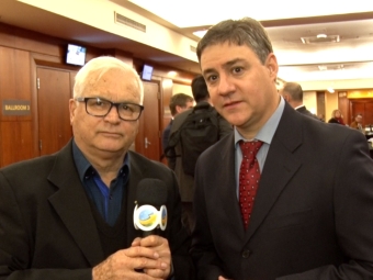 João Batista Olivi e Douglas Ribeiro - Diretor de Marketing da Corteva - Congresso Abag 2019