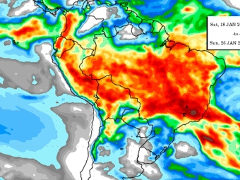 Precipitação 10 dias 10/01/2020