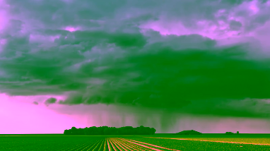 chuva campo