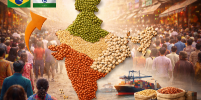 Índia: um mercado com 1,4 bilhão de consumidores em potencial para feijões e pulses do Brasil