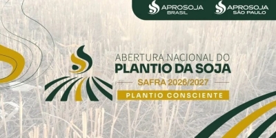 AO VIVO: Aprosoja Brasil realiza a Abertura Nacional do Plantio da safra 2026/27 com o tema "Plantio Consciente"