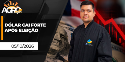 Boa Tarde Agro - Dólar cai forte após 1º turno da eleição e reflexo já é sentido no mercado