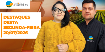 Boa tarde Agronegócio -  Confira os principais destaques desta segunda-feira 20-07-2026