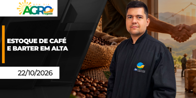 Recomposição de estoques pressiona café e suco de laranja; barter ganha espaço no planejamento do produtor
