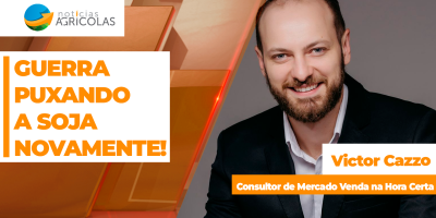 Guerra puxando a soja novamente!
