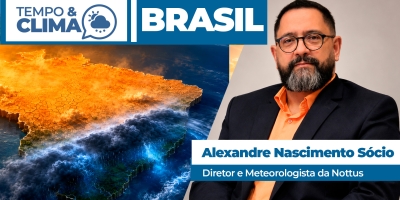 Temporais avançam sobre áreas produtoras do Sul, enquanto tempo seco mantém alerta para lavouras no Centro do Brasil