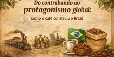 O grão que ergueu o Brasil: do contrabando ao domínio global do café