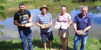 Técnicos da Emater de Lagoa Bonita acompanham despesca e fortalecem a piscicultura local