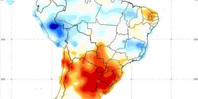 Inmet: Calor intenso atinge o Sul do Brasil e Mato Grosso do Sul a partir desta 6ª feira (27)