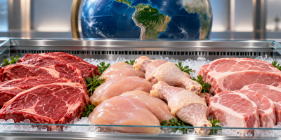 Exportação de carne bovina começa outubro com ritmo quase 40% menor; aves e suínos avançam