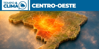 Previsão do tempo para a região Centro-oeste 08-07-2026