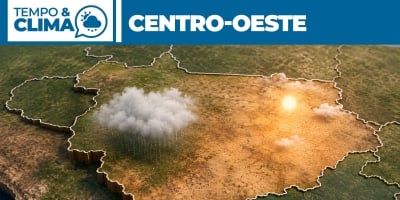 Previsão do temp para a região Centro-oeste 13-07-2026