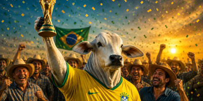 O Brasil é campeão absoluto na Copa do Mundo da carne bovina