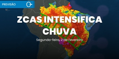 Chuva forte se organiza no início da semana e traz risco de temporais | Previsão 01/02/2026