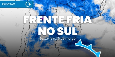 Previsão do Tempo: Sexta com Temporais no Sul e Chuva Forte no Sudeste 06/03/2026