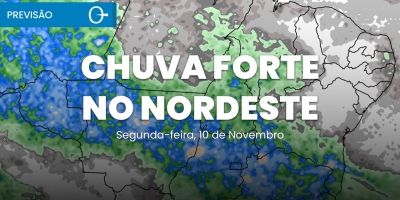 Confira a previsão do tempo para esta segunda-feira (10) para todo o Brasil