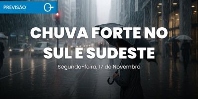 Confira a previsão do tempo para esta segunda-feira (17) para todo o Brasil