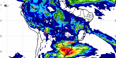 Frente fria avança pelo Sul e Sudeste e provoca alertas de tempestade e chuva intensa neste fim de semana
