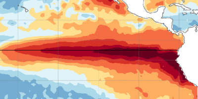 El Niño se fortalece e deve manter intensidade muito forte até início de 2027, aponta NOAA