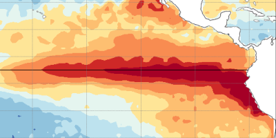 El Niño se intensifica com mais de 90% de chance de ser muito forte e pode persistir em 2027