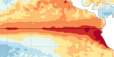 El Niño se intensifica, supera 90% de chance de ser muito forte e deve persistir em 2027