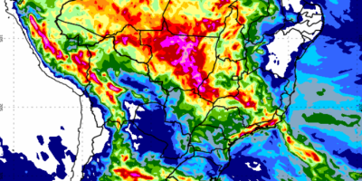 Inmet divulga previsão para a semana com chuvas volumosas esperadas sobre Mato Grosso