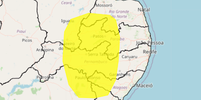 Apesar de chuvas espalhadas pelo país, áreas do Nordeste têm alerta para baixa umidade