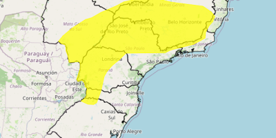 Tempestades e possibilidade de granizo colocam áreas do Centro-Oeste, Sudeste e Sul em alerta