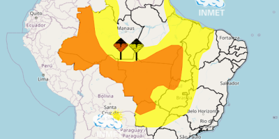 Centro-Oeste e Norte seguem com alerta para chuvas nesta 5ª feira (26)