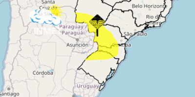 Inmet alerta para possibilidade de chuva em áreas do Centro-Sul nesta sexta-feira (29)