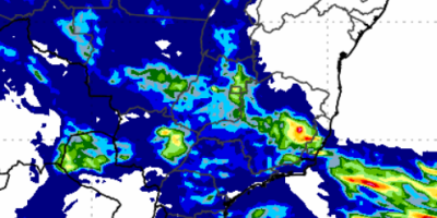 Chuva deve atingir áreas do Centro-Oeste e Sudeste nesta sexta-feira