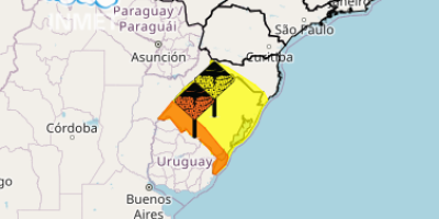 Rio Grande do Sul volta a ter alerta de perigo para tempestades no sábado (1º)