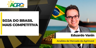 Soja do Brasil segue mais competitiva do que os EUA, porém, margens do comprador chinês estão mais apertadas agora