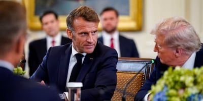 Trump compartilha mensagem de Macron oferecendo cúpula do G7