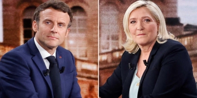 Le Pen, da extrema direita, e Mélenchon, da extrema esquerda, devem disputar 2º turno na França, diz pesquisa