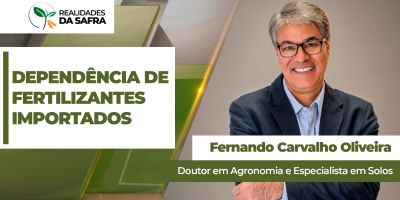 País importa cerca 85% dos fertilizantes e essa dependência internacional prejudica eficiência do agro brasileiro