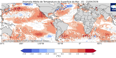 Inmet: Previsões recentes apontam novo aumento da probabilidade do El Niño em 2026
