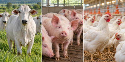 Carne bovina ganha competitividade em setembro, mas segue mais cara frente a frango e suíno