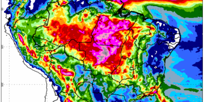 Chuvas intensas atingem a divisa de Minas Gerais, Rio de Janeiro e Espírito Santo nesta quarta-feira, alerta o Inmet