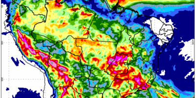 Frente fria encerra onda de calor e traz chuvas para o sudeste na virada do ano